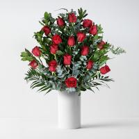 Ramo de 18 rosas rojas